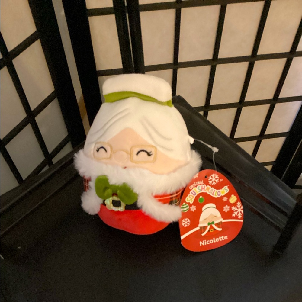 Christmas Mrs. Claus Plush Squishmallow - Red & White
